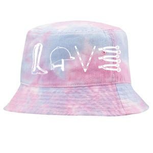 Love Horseback Riding Tie-Dyed Bucket Hat