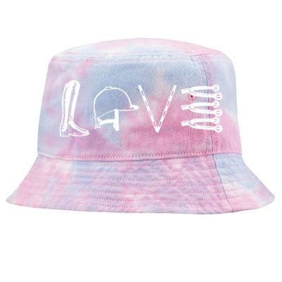 Love Horseback Riding Tie-Dyed Bucket Hat