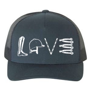 Love Horseback Riding Yupoong Adult 5-Panel Trucker Hat