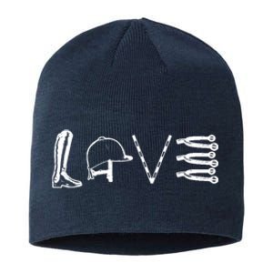 Love Horseback Riding Sustainable Beanie