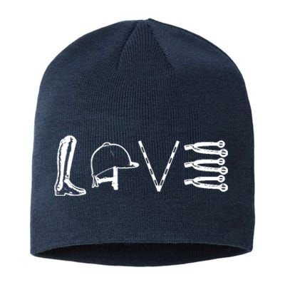 Love Horseback Riding Sustainable Beanie