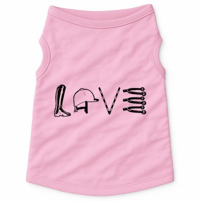 Love Horseback Riding Doggie Tank