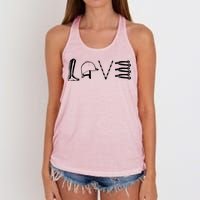 Love Horseback Riding Women's Knotted Racerback Tank