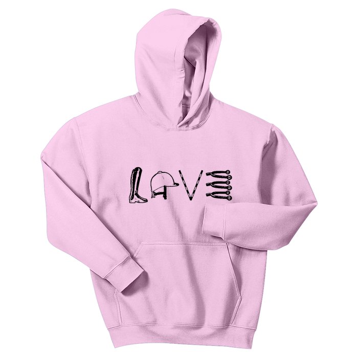 Love Horseback Riding Kids Hoodie