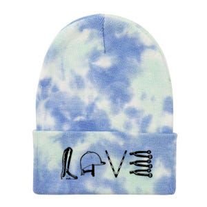 Love Horseback Riding Tie Dye 12in Knit Beanie