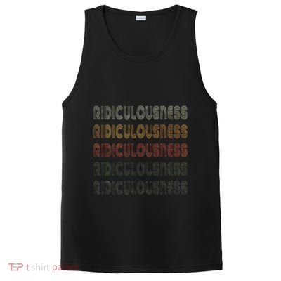 Love Heart Ridiculousness Grunge Vintage Style PosiCharge Competitor Tank