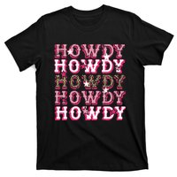 Leopard Howdy Rodeo Western Country Southern Cowgirl T-Shirt