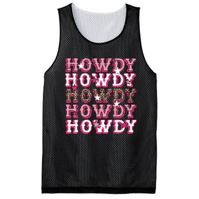 Leopard Howdy Rodeo Western Country Southern Cowgirl Mesh Reversible Basketball Jersey Tank