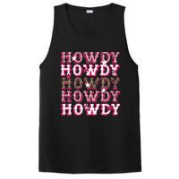 Leopard Howdy Rodeo Western Country Southern Cowgirl PosiCharge Competitor Tank