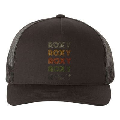 Love Heart Roxy Grunge Vintage Style Black Roxy Yupoong Adult 5-Panel Trucker Hat