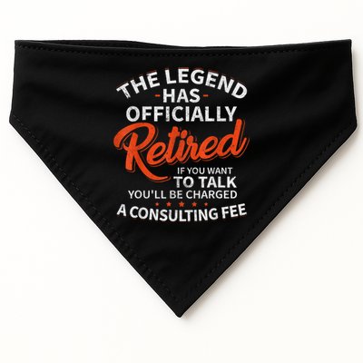 Legend Has Retired Men S Party USA-Made Doggie Bandana