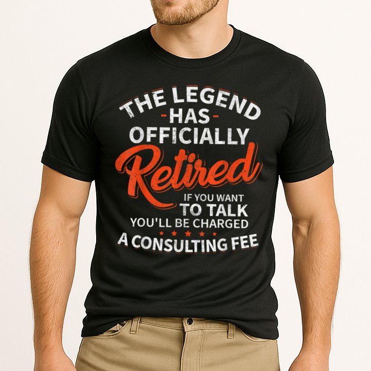 Legend Has Retired Men S Party Performance Shirt