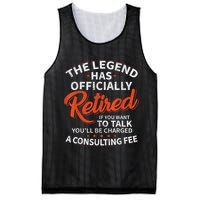 Legend Has Retired Men S Party Mesh Reversible Basketball Jersey Tank