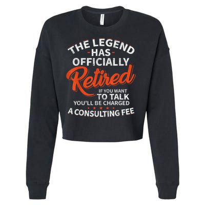 Legend Has Retired Men S Party Cropped Pullover Crew