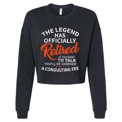 Legend Has Retired Men S Party Cropped Pullover Crew