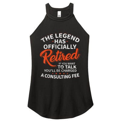 Legend Has Retired Men S Party Women's Perfect Tri Rocker Tank