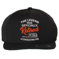 Legend Has Retired Men S Party Wool Snapback Cap