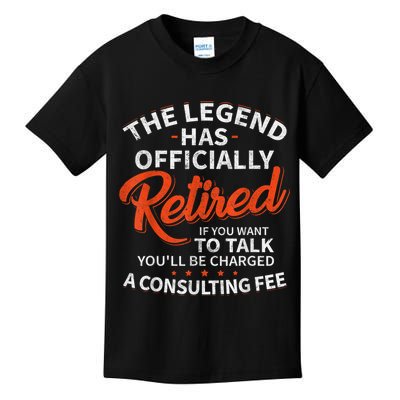 Legend Has Retired Men S Party Kids T-Shirt