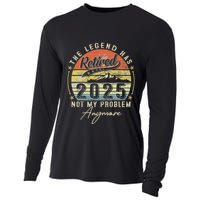 Legend Has Retired 2025 Not My Problem Anymore Retirement Cooling Performance Long Sleeve Crew