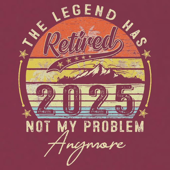 Legend Has Retired 2025 Not My Problem Anymore Retirement 16oz Travel Tumbler