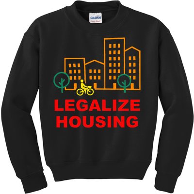 Legalize Housing Retro Vintage Kids Sweatshirt