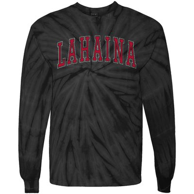 Lahaina Hawaii Souvenir Vacation Tie-Dye Long Sleeve Shirt