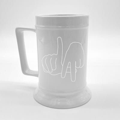 La Hand Sign For Los Angeles Fashion Lovers Cool La Art Gift Beer Stein