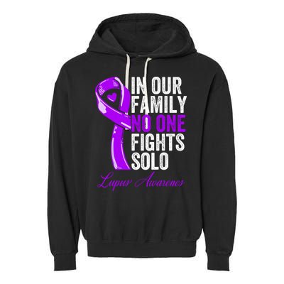 Lupus Health Support Family Women Lupus Awareness Garment-Dyed Fleece Hoodie