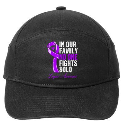 Lupus Health Support Family Women Lupus Awareness 7-Panel Snapback Hat