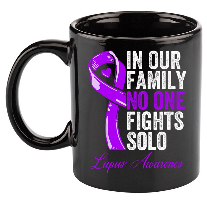 Lupus Health Support Family Women Lupus Awareness 11oz C Handle Ceramic Mug