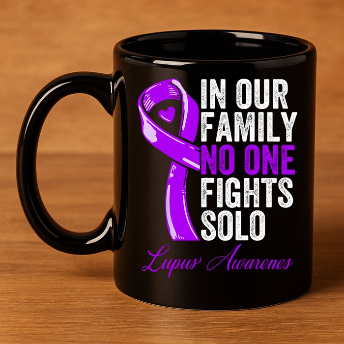 Lupus Health Support Family Women Lupus Awareness 11oz C Handle Ceramic Mug