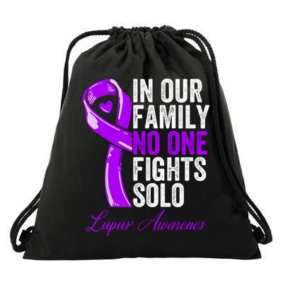 Lupus Health Support Family Women Lupus Awareness Drawstring Bag