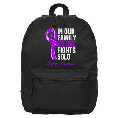 Lupus Health Support Family Women Lupus Awareness 16 in Basic Backpack