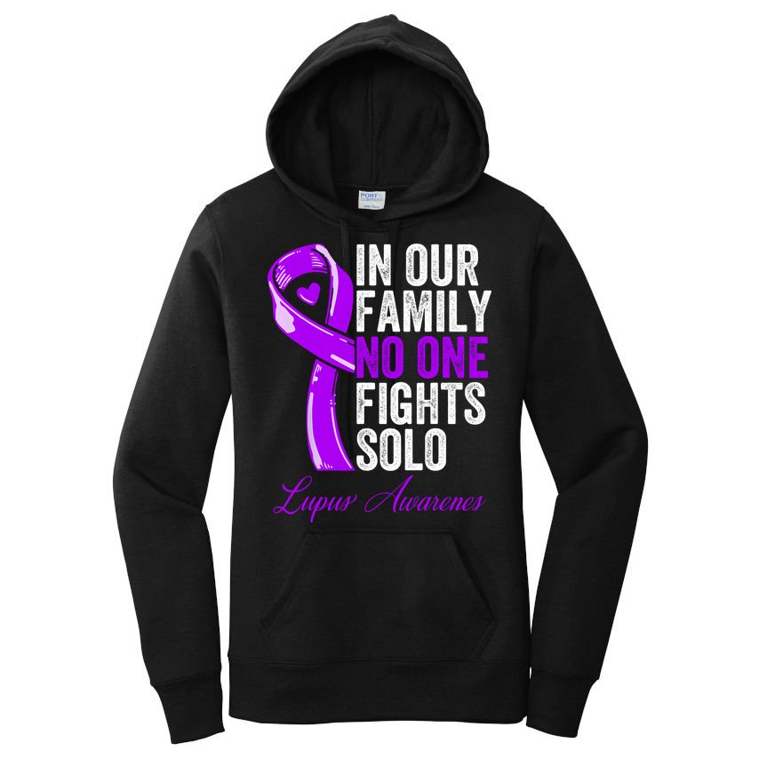Lupus Health Support Family Women Lupus Awareness Women's Pullover Hoodie