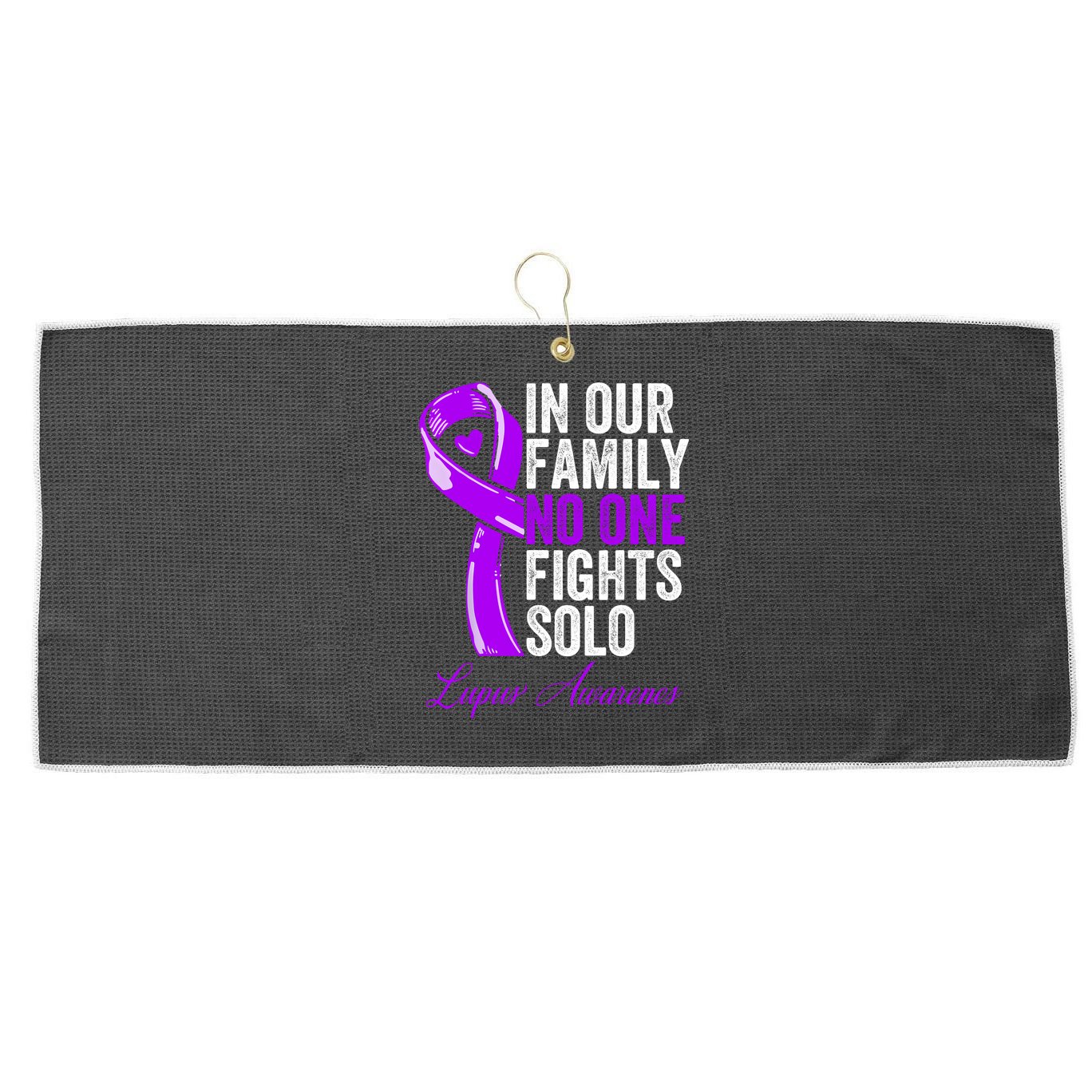 Lupus Health Support Family Women Lupus Awareness Large Microfiber Waffle Golf Towel