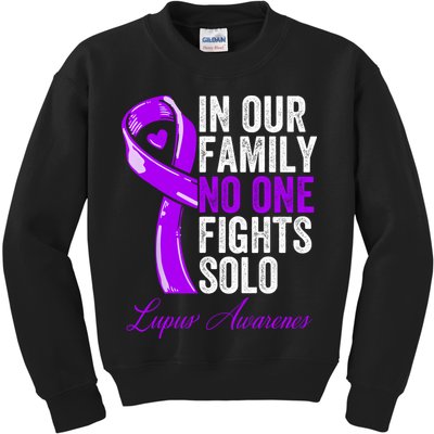 Lupus Health Support Family Women Lupus Awareness Kids Sweatshirt
