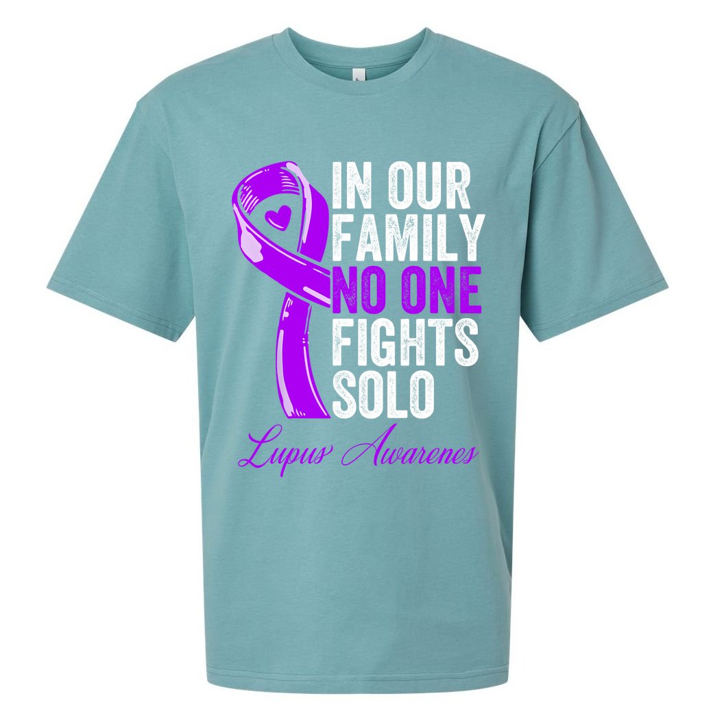 Lupus Health Support Family Women Lupus Awareness Sueded Cloud Jersey T-Shirt