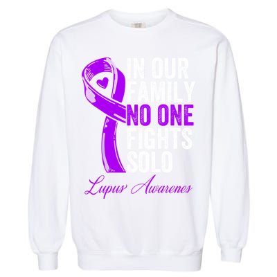 Lupus Health Support Family Women Lupus Awareness Garment-Dyed Sweatshirt