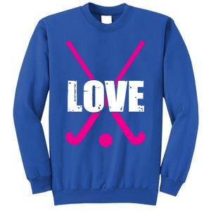 Love High School Field Hockey Design Gift Sweatshirt