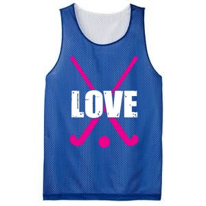 Love High School Field Hockey Design Gift Mesh Reversible Basketball Jersey Tank