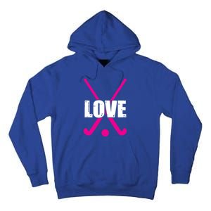 Love High School Field Hockey Design Gift Tall Hoodie