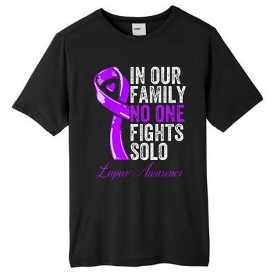 Lupus Health Support Family  Lupus Awareness Tall Fusion ChromaSoft Performance T-Shirt