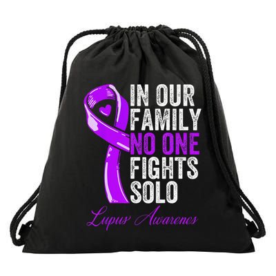 Lupus Health Support Family  Lupus Awareness Drawstring Bag