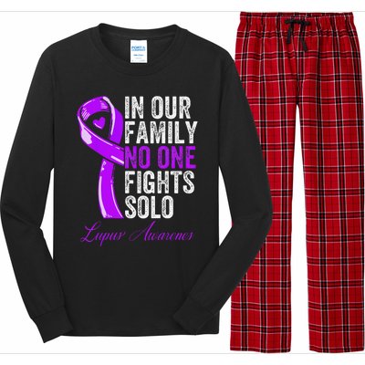 Lupus Health Support Family  Lupus Awareness Long Sleeve Pajama Set