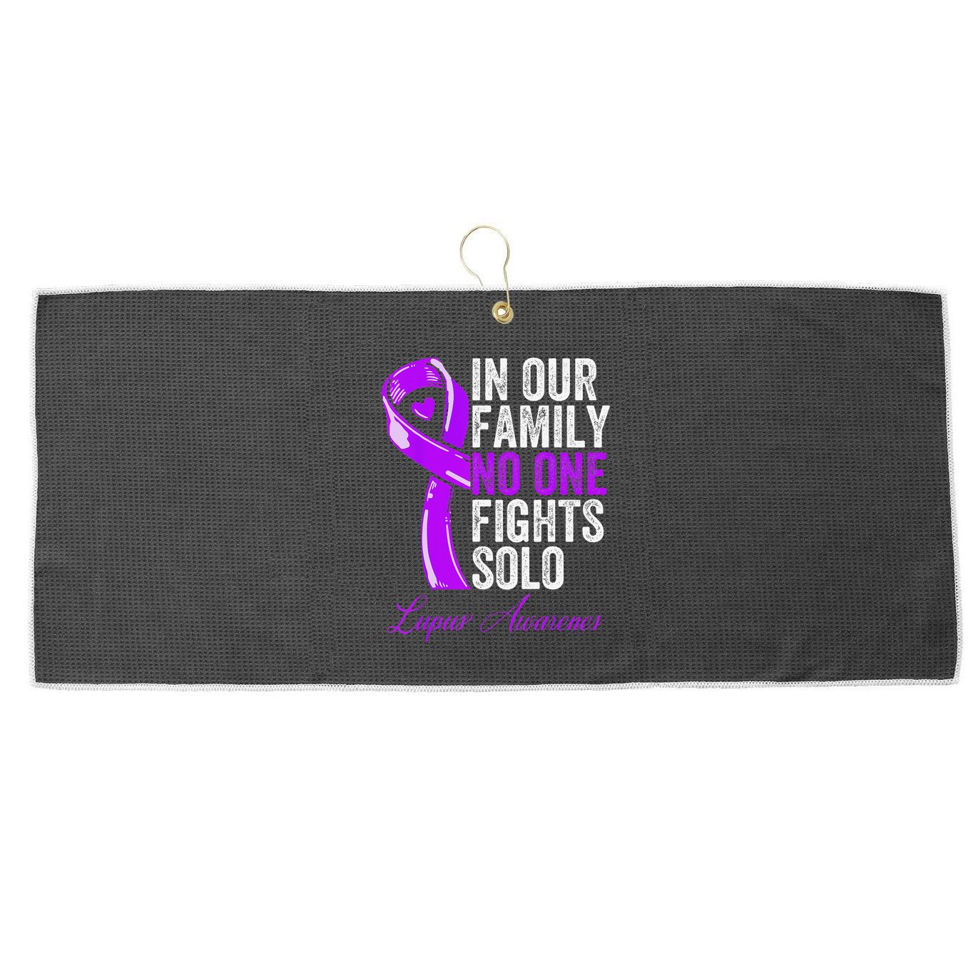 Lupus Health Support Family  Lupus Awareness Large Microfiber Waffle Golf Towel