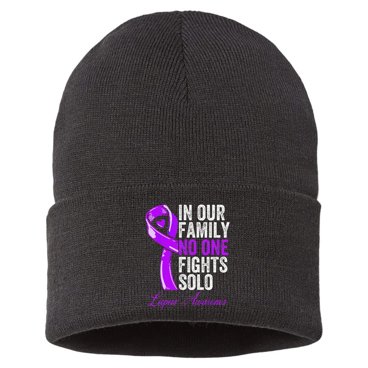 Lupus Health Support Family  Lupus Awareness Sustainable Knit Beanie