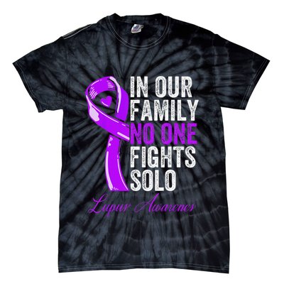 Lupus Health Support Family  Lupus Awareness Tie-Dye T-Shirt