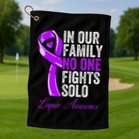 Lupus Health Support Family  Lupus Awareness Golf Towel