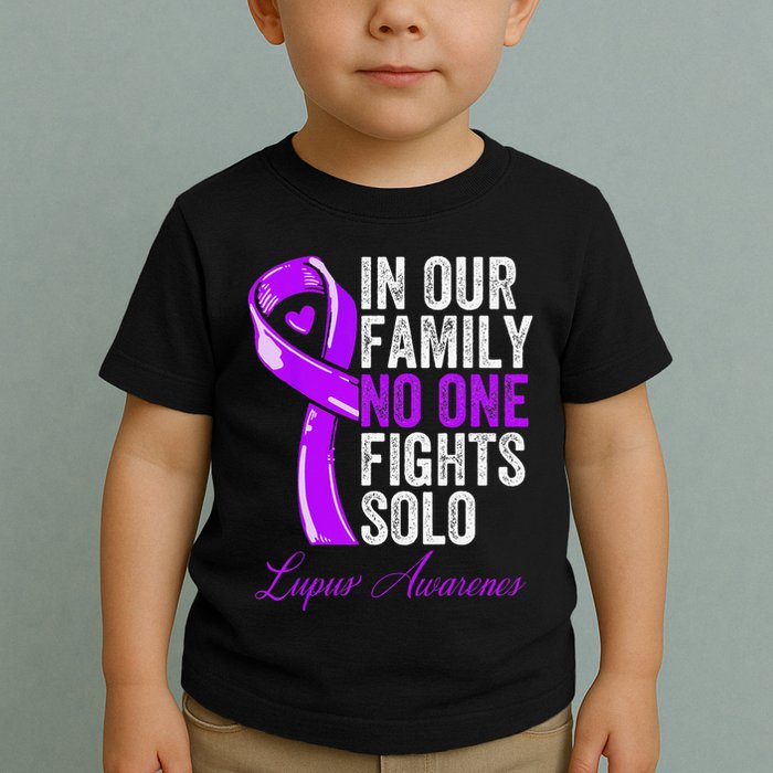 Lupus Health Support Family  Lupus Awareness Toddler T-Shirt