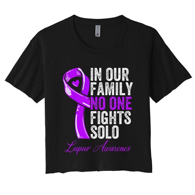 Lupus Health Support Family  Lupus Awareness Crop Top